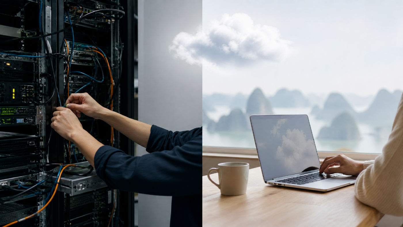 So với tự host, dịch vụ này tiết kiệm thời gian